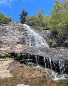 graveyard fields upper falls loop trail in north carolina