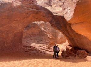 sand dune arch in arches national park